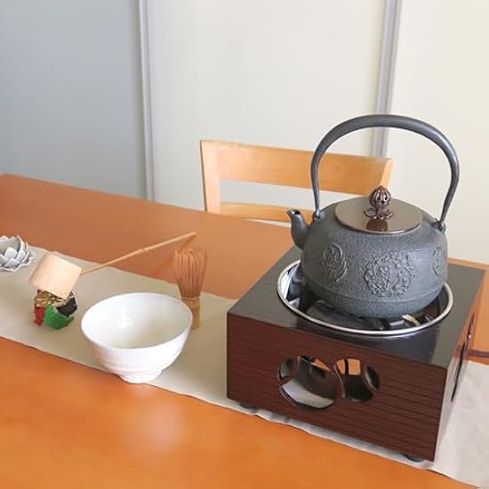 高岡銅器 喜多庄兵衛 蝋型鉄瓶 平丸菊 10号 容量約1.45L 高岡